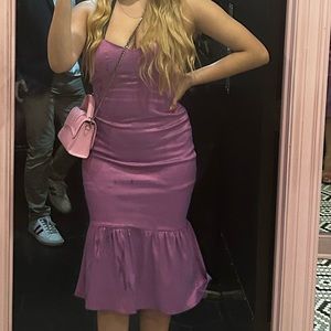Purple date night mermaid dress